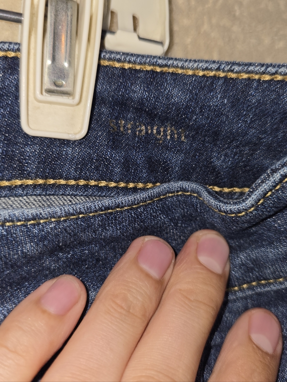 Simply Vera Vera Wang Straight Jeans Blue Size 6 Cuffed - Picture 6 of 10